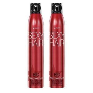 2 Pack Sexy Hair Big Root Pump Plus Humidity Resistant Volumizing Spray Mousse